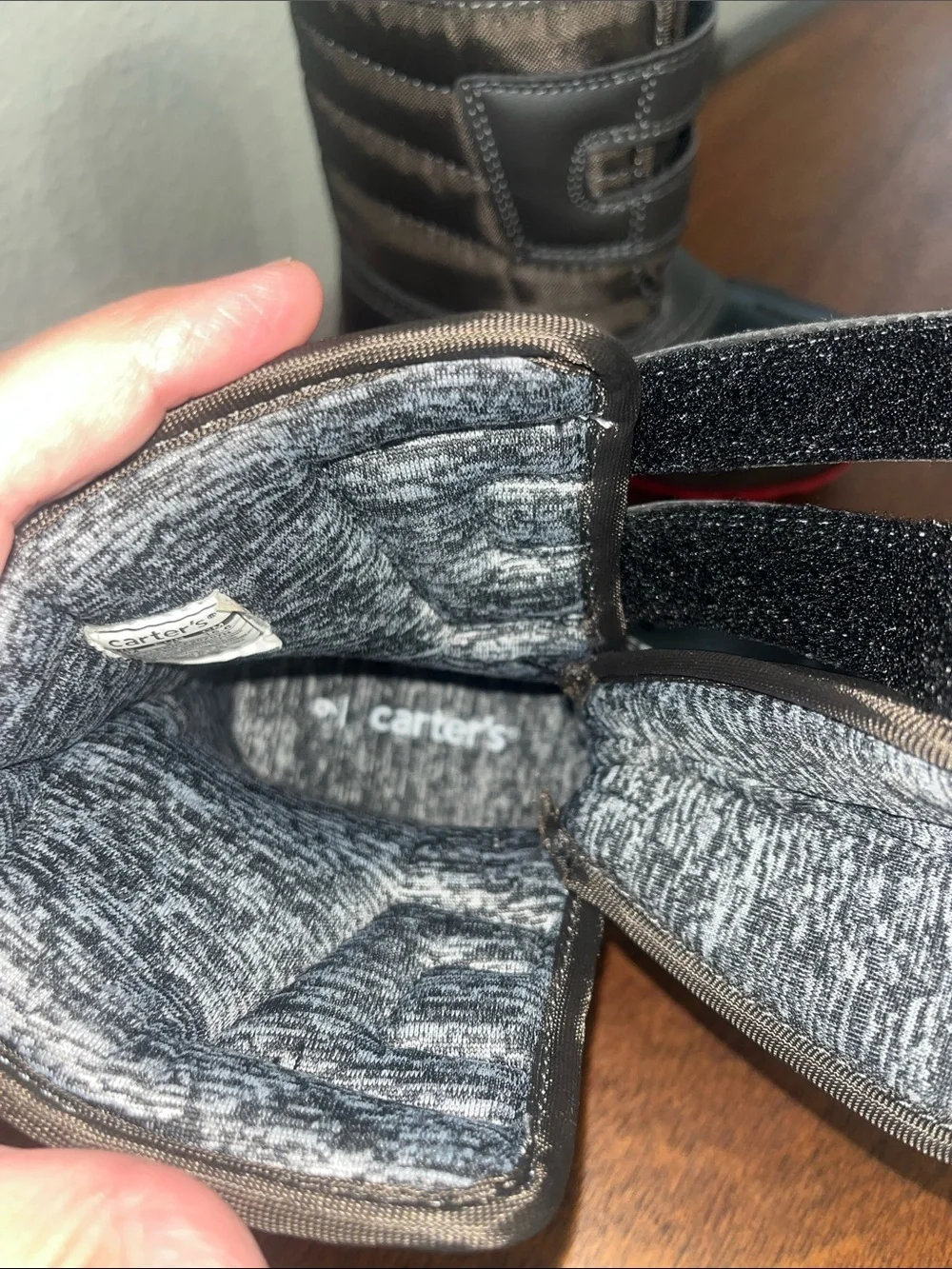 Carters waterproof upper